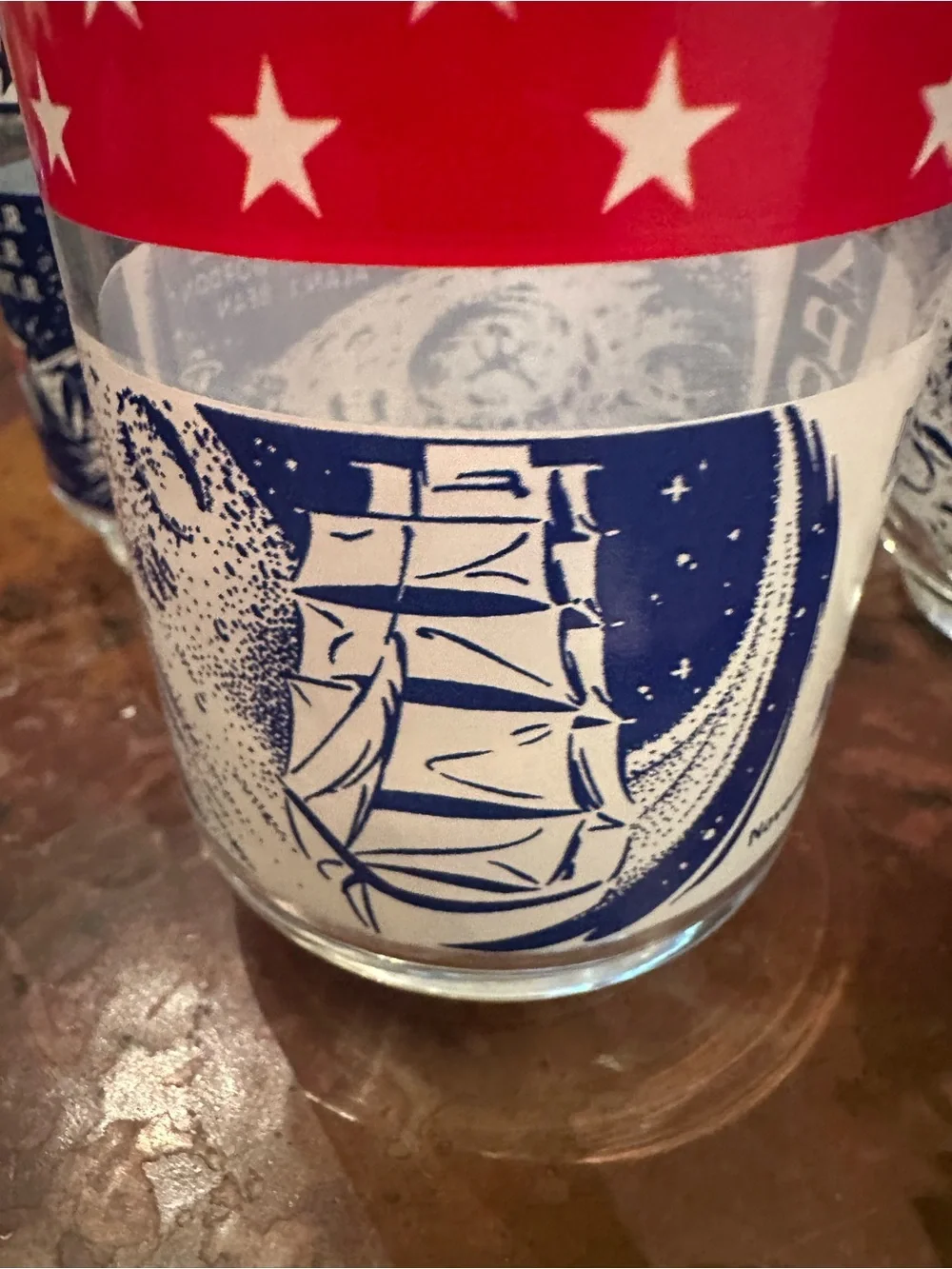 Set of 3 NASA Apollo Glasses